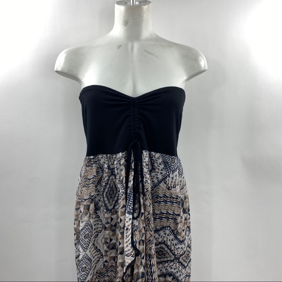 Women’s Raviya Size L Strapless Flowy Maxi Dress K - Picture 1 of 8